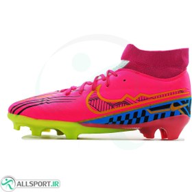 تصویر کفش فوتبال نایک مرکوریال ایرزوم Nike Mercurial Air Zoom Pink Green 