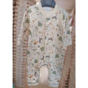 تصویر سرهمی نوزادی پسرانه طرح گل و حیوانات دانالو danaloo 