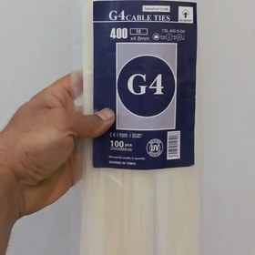 تصویر بست کمربندی پلاستیکی با طول 40 سانتیمتر عرض 4/8 میلیمتر G4 cable tie