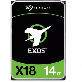 تصویر هارد اینترنال سیگیت مدل Exos X18 ST14000NM000J با ظرفیت 14 ترابایت Seagate Exos X18 ST14000NM000J 14TB