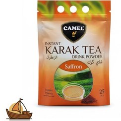 تصویر چای کرک کمل زعفرانی Camel بسته 25 عددی 