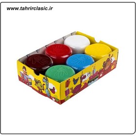 تصویر رنگ انگشتی آریا 6 رنگ 