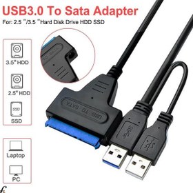 تصویر تبدیل USB to SATA هارد 