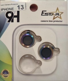 تصویر گلس لنز گوشی های اپل برند ESTAR - چندرنگ / 13 Camera Lens Glass Protector for Apple iPhone