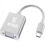 تصویر تبدیل ENZO TYPEC TO VGA TC55 