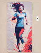 تصویر زیر انداز و حوله باشگاهی زنانه مردانه/ زیرانداز ورزشی / حوله باشگاه - ۲ 