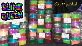 تصویر اسلایم ۱۲ رنگ کارتن ۱۲ پک Slime 12 colour