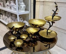 تصویر ست پذیرایی بلوط فلزی سرو و پذيرايي