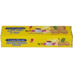 تصویر بیسکویت کرمدار ساقه طلایی با طعم موز مینو – 192 گرم 