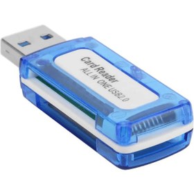 تصویر رم ریدر 4 کاره قابلیت تبدیل رم میکرو به USB2.0 در طرح رنگ مختلف 