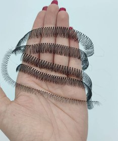 تصویر مژه ریسه ای ابریشمی - شماره08 Silk thread eyelashes