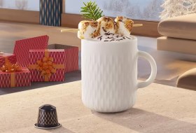 تصویر ماگ قهوه جشن کریسمس نسپرسو FESTIVE COFFEE MUG NESPRESSO X FUSALP 