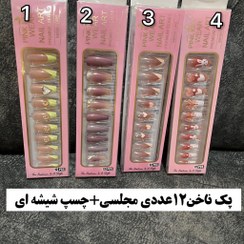 تصویر ناخن مصنوعی ۱۲تایی 