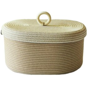 تصویر ظرف نان مدل Oval - طوسی 