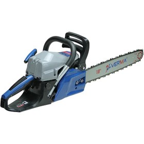 تصویر اره موتوری ورما 45 سانت 58 سی سی مدل VM6158-18inch VM6158-18inch Verma Chainsaw