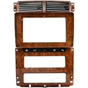 تصویر قاب مانیتور پژو پارس و 405 طرح چوب Peugeot Pars and 405 Wood Stereo Frame