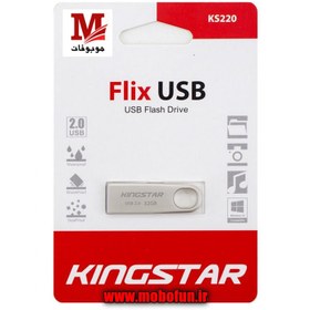 تصویر فلش مموری کینگ‌ استار مدل KS220 ظرفیت 16 گیگابایت ا KS220 16GB USB 2.0 Flash Memory KS220 16GB USB 2.0 Flash Memory