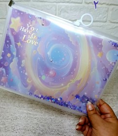 تصویر پوشه A5 پولک‌دار 