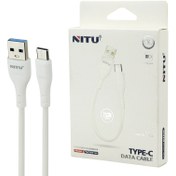 تصویر کابل کوتاه تایپ سی فست شارژ Nitu NC251 25cm Nitu NC251 Type-C 25cm Cable