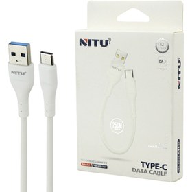 تصویر کابل کوتاه تایپ سی فست شارژ Nitu NC251 25cm Nitu NC251 Type-C 25cm Cable