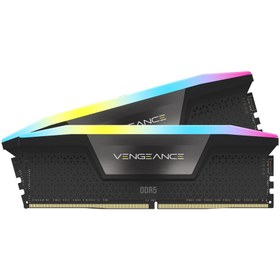 تصویر رم کورسیر مدل VENGEANCE RGB 32GB (2x16GB) 7 ا RAM CORSAIR VENGEANCE RGB 32GB (2x16GB) 7200MHz DDR5 CL40 RAM CORSAIR VENGEANCE RGB 32GB (2x16GB) 7200MHz DDR5 CL40