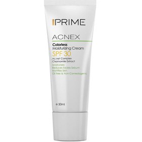 تصویر کرم مرطوب کننده آکنس پرایم SPF30 مناسب پوست های چرب و مختلط ۵۰ میلی لیتر / Prime Moisturizing Cream SPF30 50 ml 