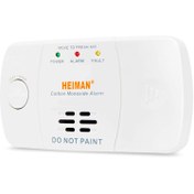 تصویر هشدار دهنده گاز مونوکسید کربن Heiman مدل HM-722ES Heiman model HM-722ES carbon monoxide gas alarm