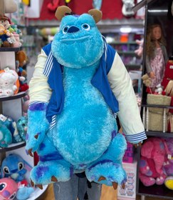 تصویر عروسک سالیوان ۸۰ سانتی (Sulley) بزرگ عروسک بزرگ سالیوان از انیمیشن Monsters Inc – مناسب هدیه و دکور