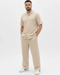 تصویر ست پیراهن و شلوار مردانه پارچه مراکشی 