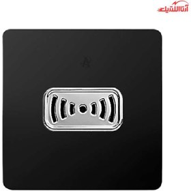 تصویر زنگ ملودی مدل امگا طلایی میانه مشکی طلایی