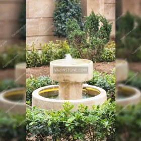 تصویر آبنما خانگی مدل سنگی غنچه 