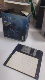 تصویر فلاپی دیسک خام Delphi Xdata 2HD 3.5" 1.44MB EUROPE Desgin 