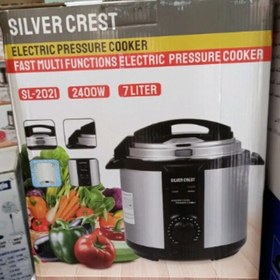 تصویر زودپز 7 لیتری سیلور کرست مدل SL-2021 ا 7 liter pressure cooker Silver Crest model SL-2021 7 liter pressure cooker Silver Crest model SL-2021