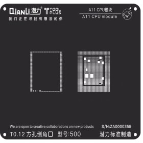 تصویر شابلون دو بعدی QIANLI A11 IPHONE CPU 
