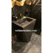 تصویر روشویی ایستاده مشکی کد W405 