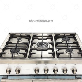 تصویر اجاق گاز 5 شعله تایسز مدل TGC5-212 furnished gas stove taysez model tgc5 212