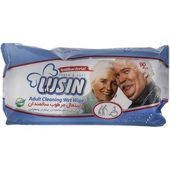 تصویر دستمال مرطوب سالمندان لوسین بسته 90 عددی 