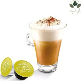 تصویر کپسول قهوه دولچه گوستو کاپوچینوCappuccino- بسته 4 عددی 