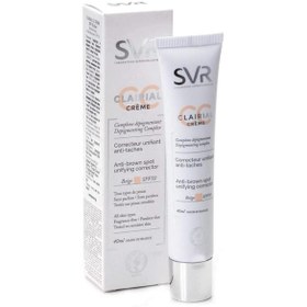 تصویر SVR کرم ضدآفتاب و کانسیلر Clairial CC SPF50 + روشن 40 میلی لیتر 