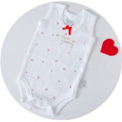 تصویر بادی آستین حلقه ای نوزادی دخترانه طرح گیلاس دانالو Danaloo 