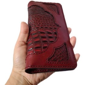 تصویر کیف پول زنانه چرم 