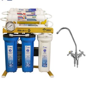 تصویر دستگاه تصفیه کننده آب اس اس وی مدل GoldenBlue 2W X1150 به همراه شیر تصفیه آب 
