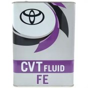 تصویر روغن گیربکس خودرو تویوتا جنیون پارتس مدل CVT-FEحجم 4000 میلی لیتر 