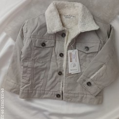 تصویر کت کتان خز دار 