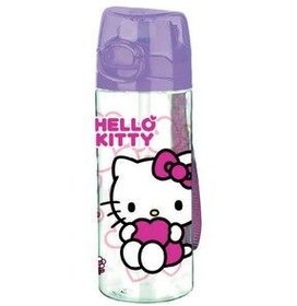 تصویر قمقمه و فلاسک صورتی سلام 500Ml Patara Hello Kitty 