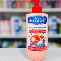 تصویر کرم آبرسان انشور بوسوم حجم ۲۵۰ میلی‌لیتر با بسته‌بندی پمپ دار 