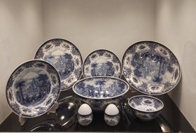 تصویر سرویس غذاخوری چینی آکسفورد ۲۸ پارچه 