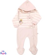 تصویر سرهمی جوراب دار دخترانه دانالو طرح ویولت 