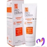 تصویر کرم ضدآفتاب و ضدچروک SPF90 سان وست پرودرما | Proderma Sunvest Sunscreen SPF90 