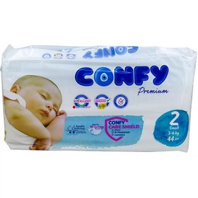 تصویر پوشک کودک کانفی سایز 2 بسته 44 عددی Confy Premium Size 2